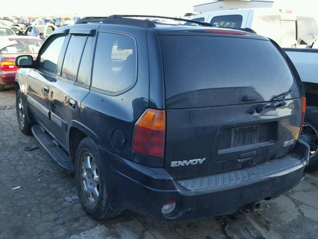 1GKDT13S652203180 - 2005 GMC ENVOY BLACK photo 3