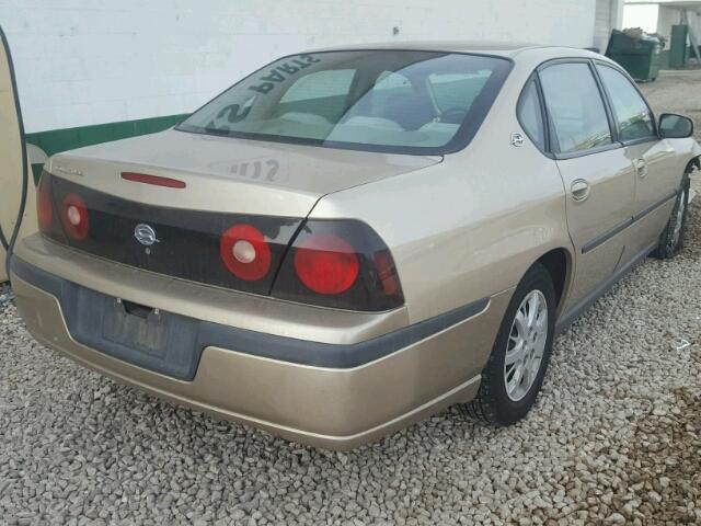 2G1WF52E449426003 - 2004 CHEVROLET IMPALA 金色 照片 4