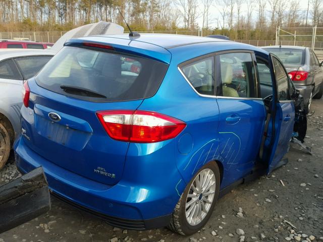 1FADP5BUXDL540301 - 2013 FORD C-MAX SEL BLUE photo 4