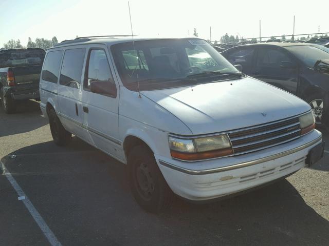 1P4GH4431PX526816 - 1993 PLYMOUTH GRAND VOYA WHITE photo 1