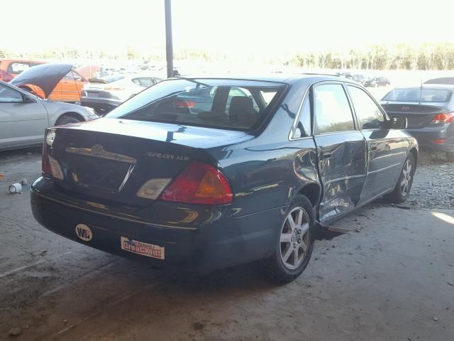 4T1BF28B61U195858 - 2001 TOYOTA AVALON XL GREEN photo 4