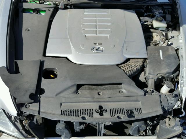 JTHBL46F185056237 - 2008 LEXUS LS 460 SILVER photo 7