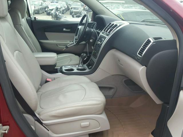 1GKER23788J196327 - 2008 GMC ACADIA SLT მუქწითელი ფოტო 5