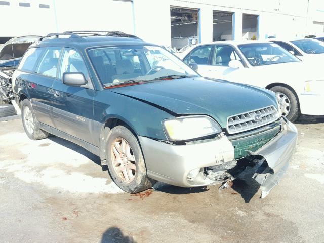 4S3BH675037645149 - 2003 SUBARU LEGACY OUT GREEN photo 1