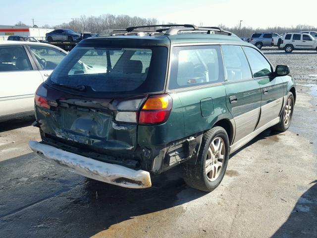 4S3BH675037645149 - 2003 SUBARU LEGACY OUT GREEN photo 4