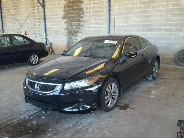 1HGCS1B35AA006930 - 2010 HONDA ACCORD LX BLACK photo 2