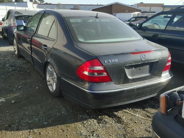 WDBUF70J93A108115 - 2003 MERCEDES-BENZ E 500 BLACK photo 3