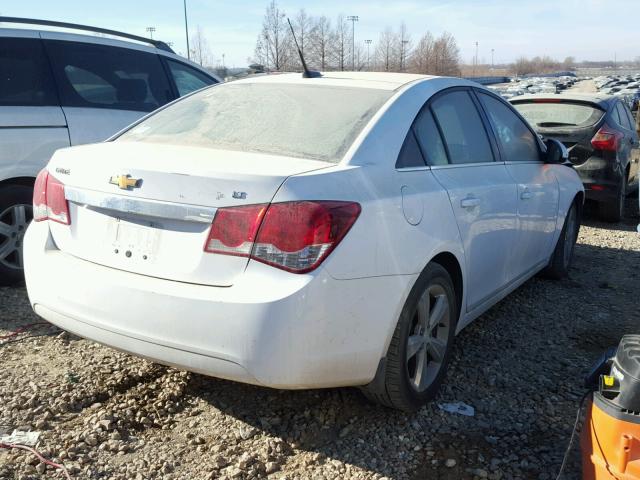 1G1PG5SC3C7215374 - 2012 CHEVROLET CRUZE LT WHITE photo 4