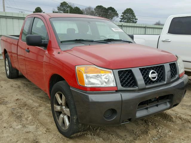 1N6AA06E78N318987 - 2008 NISSAN TITAN XE RED photo 1