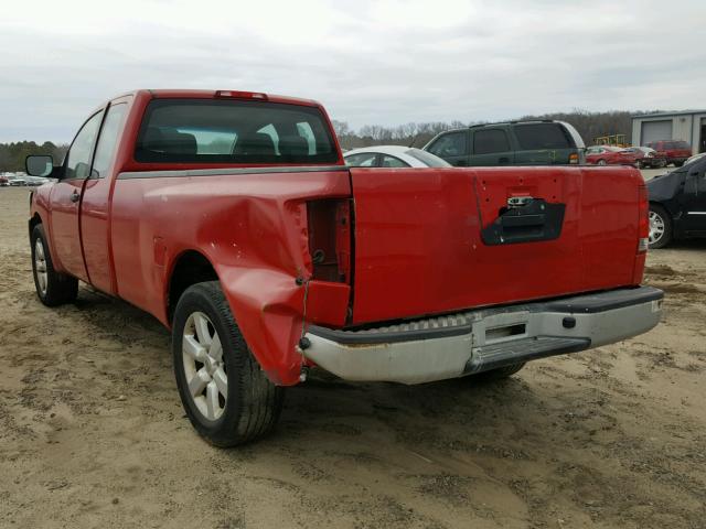 1N6AA06E78N318987 - 2008 NISSAN TITAN XE RED photo 3