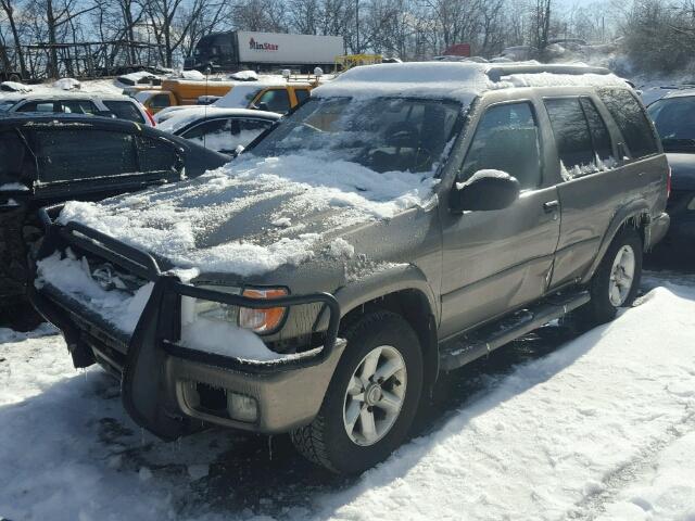 JN8DR09Y34W904884 - 2004 NISSAN PATHFINDER SILVER photo 2