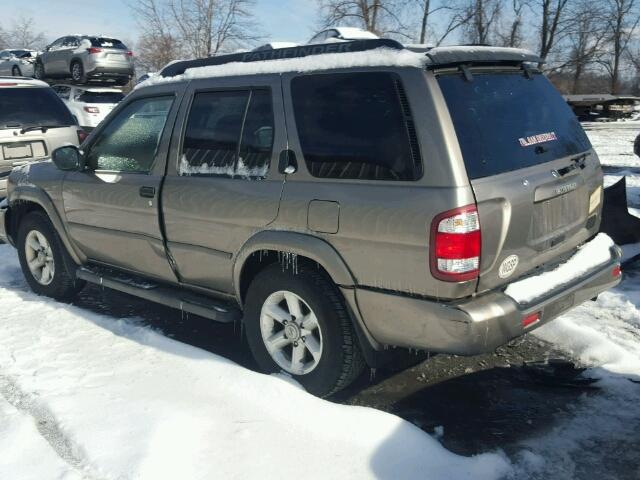 JN8DR09Y34W904884 - 2004 NISSAN PATHFINDER SILVER photo 3