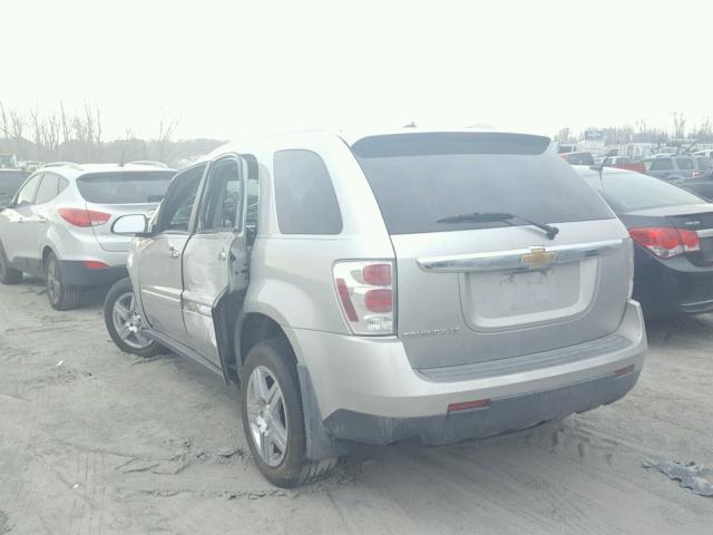 2CNDL33F486009325 - 2008 CHEVROLET EQUINOX LT SILVER photo 3