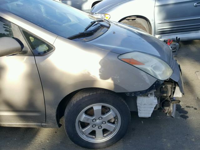 JTDKB20U253056867 - 2005 TOYOTA PRIUS TAN photo 9