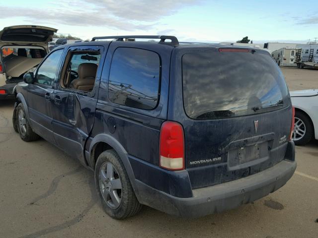 1GMDV33L15D229082 - 2005 PONTIAC MONTANA SV BLUE photo 3