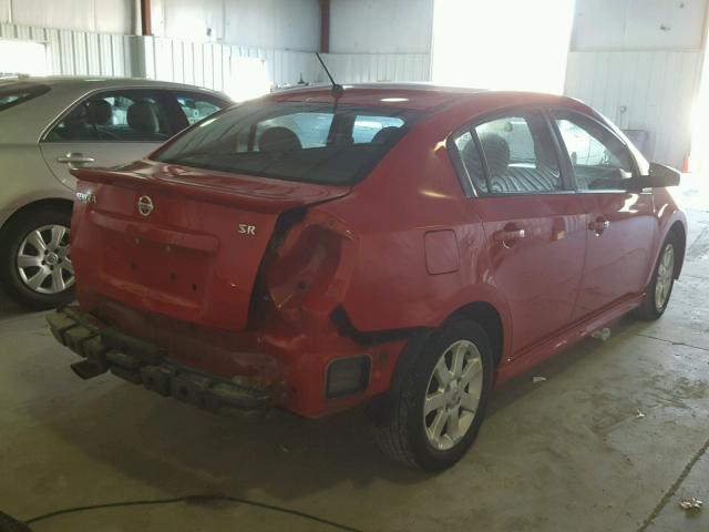 3N1AB6AP7CL650502 - 2012 NISSAN SENTRA 2.0 RED photo 4