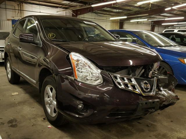 JN8AS5MV9DW660370 - 2013 NISSAN ROGUE S BURGUNDY photo 1