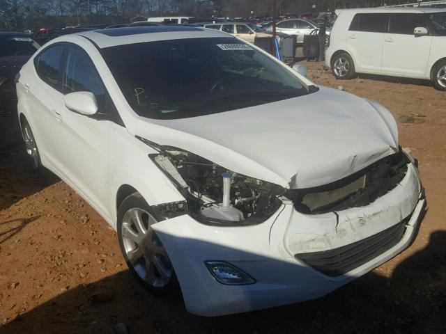 5NPDH4AE5DH298842 - 2013 HYUNDAI ELANTRA GL WHITE photo 1