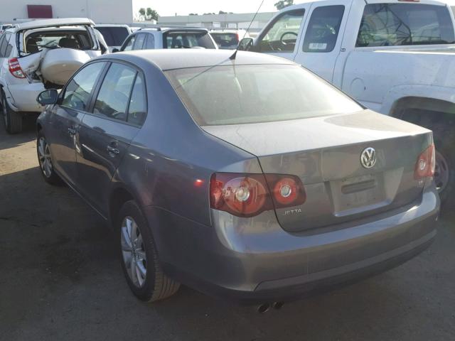 3VWRZ7AJ8AM074579 - 2010 VOLKSWAGEN JETTA SE GRAY photo 3