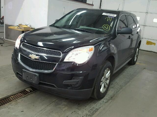 2GNFLCEK8C6380060 - 2012 CHEVROLET EQUINOX LS BLACK photo 2