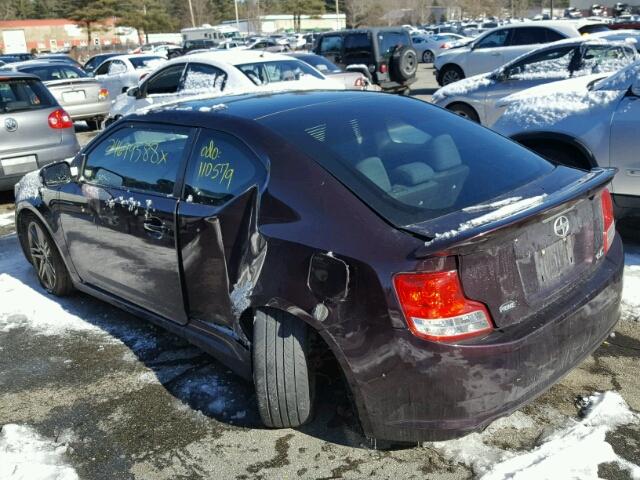 JTKJF5C78C3039407 - 2012 TOYOTA SCION TC 紫色 照片 3