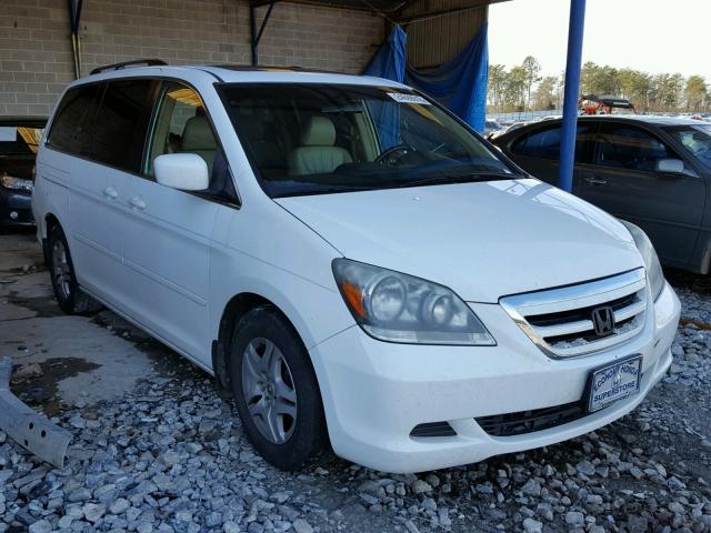 5FNRL386X6B049936 - 2006 HONDA ODYSSEY EX WHITE photo 1