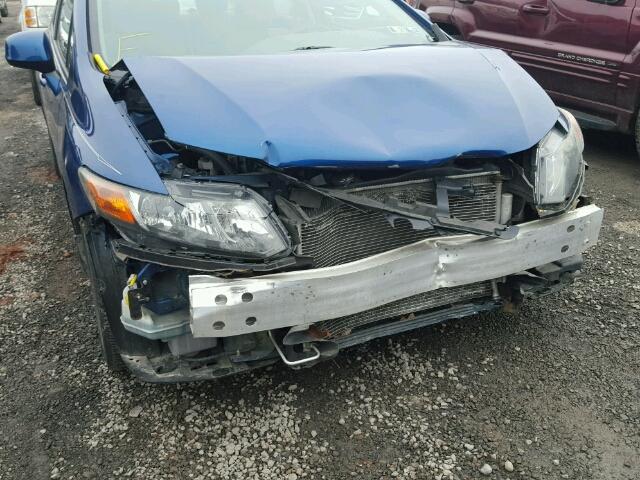 19XFB2F89CE315792 - 2012 HONDA CIVIC EX BLUE photo 9