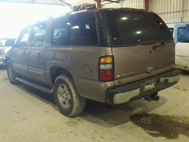 1GNEC16Z24R272616 - 2004 CHEVROLET SUBURBAN C BROWN photo 3