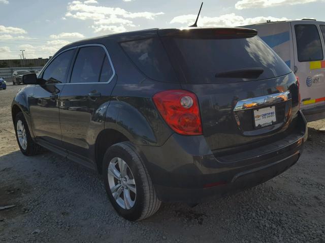 2GNALBEK4D1144167 - 2013 CHEVROLET EQUINOX LS GRAY photo 3