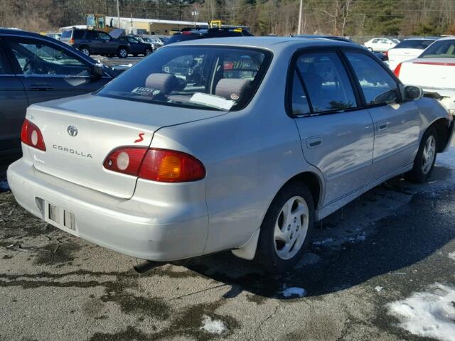 2T1BR12E12C553780 - 2002 TOYOTA COROLLA CE GRAY photo 4