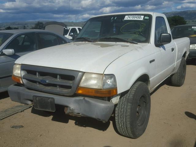 1FTYR10C2YPA57568 - 2000 FORD RANGER WHITE photo 2