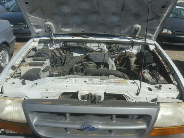 1FTYR10C2YPA57568 - 2000 FORD RANGER WHITE photo 7