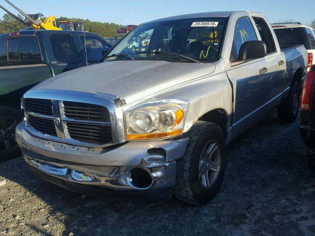 1D7HA18N06J161494 - 2006 DODGE RAM 1500 S SILVER photo 2