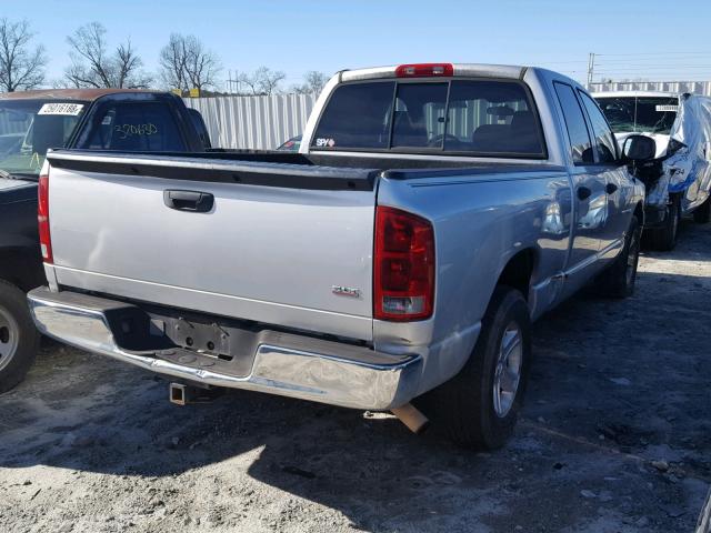 1D7HA18N06J161494 - 2006 DODGE RAM 1500 S SILVER photo 4