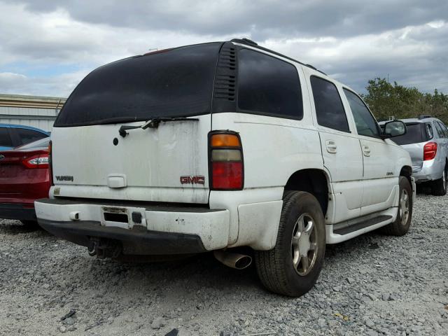 1GKEK63U64J112341 - 2004 GMC YUKON DENA WHITE photo 4