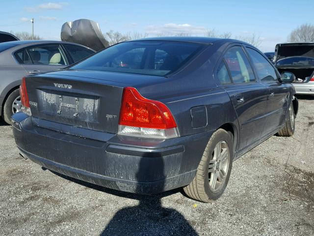 YV1RS592572632925 - 2007 VOLVO S60 2.5T GRAY photo 4