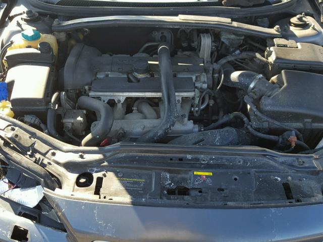 YV1RS592572632925 - 2007 VOLVO S60 2.5T GRAY photo 7