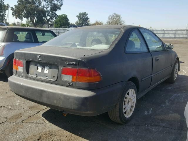 1HGEJ8247WL059038 - 1998 HONDA CIVIC EX GRAY photo 4