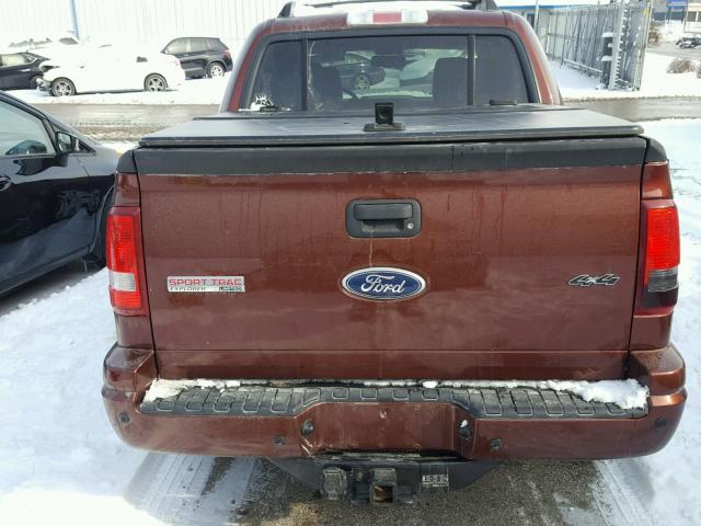 1FMEU5D89AUF07198 - 2010 FORD EXPLORER S BROWN photo 9