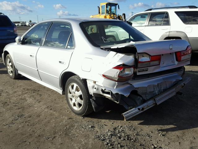 1HGCG56672A171991 - 2002 HONDA ACCORD EX SILVER photo 3