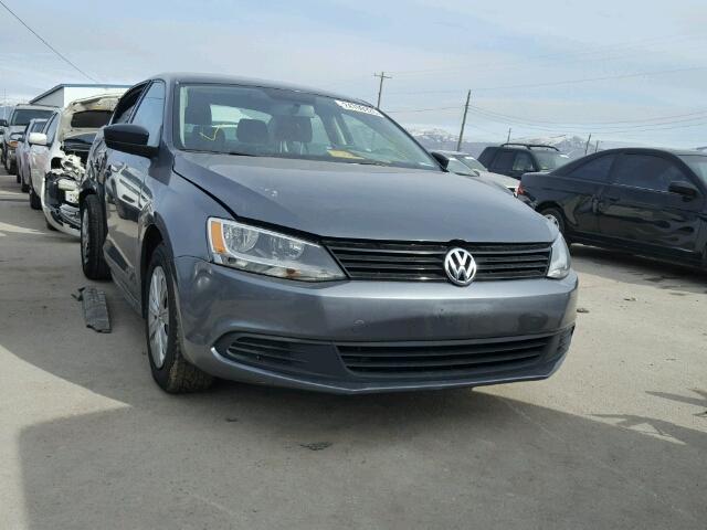 3VW2K7AJXCM410905 - 2012 VOLKSWAGEN JETTA BASE ნაცრისფერი ფოტო 1