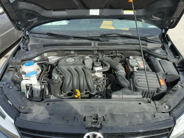 3VW2K7AJXCM410905 - 2012 VOLKSWAGEN JETTA BASE ნაცრისფერი ფოტო 7