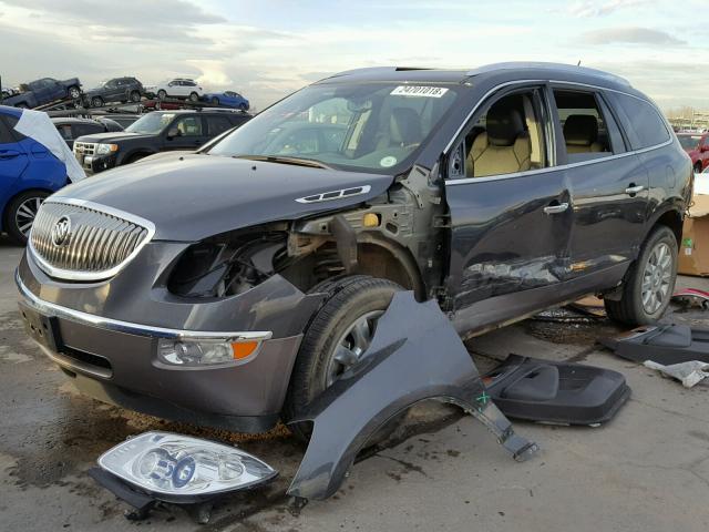 5GAKVCED5BJ307850 - 2011 BUICK ENCLAVE CX GRAY photo 2