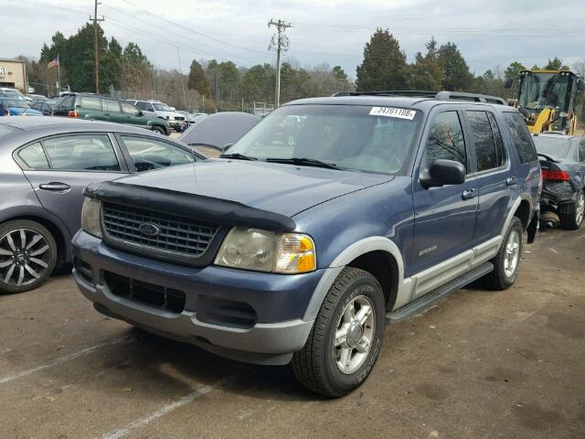 1FMZU63E32UB05693 - 2002 FORD EXPLORER X BLUE photo 2