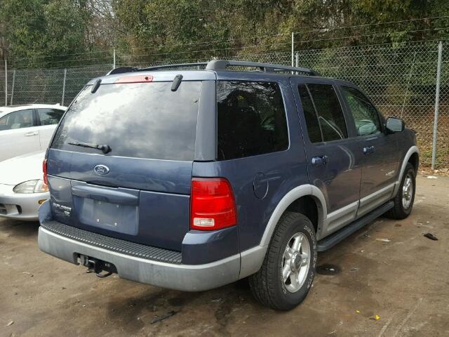 1FMZU63E32UB05693 - 2002 FORD EXPLORER X BLUE photo 4