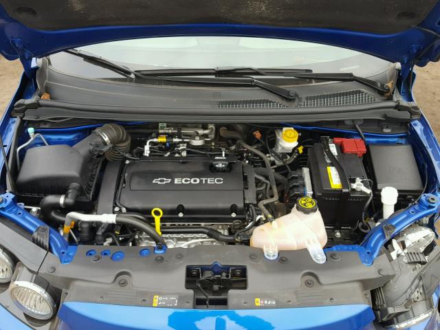 1G1JC5SG0G4124204 - 2016 CHEVROLET SONIC LT BLUE photo 7