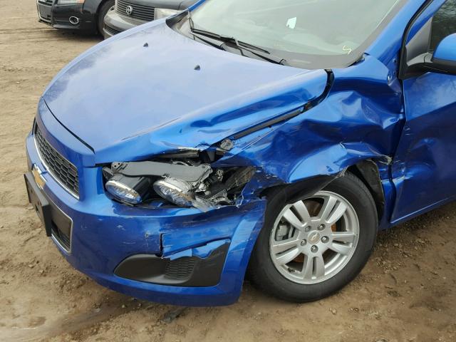 1G1JC5SG0G4124204 - 2016 CHEVROLET SONIC LT BLUE photo 9