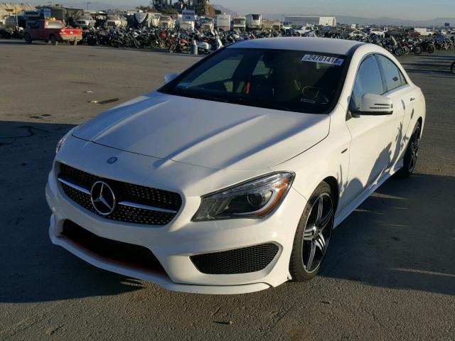 WDDSJ4EB6GN325018 - 2016 MERCEDES-BENZ CLA 250 WHITE photo 2