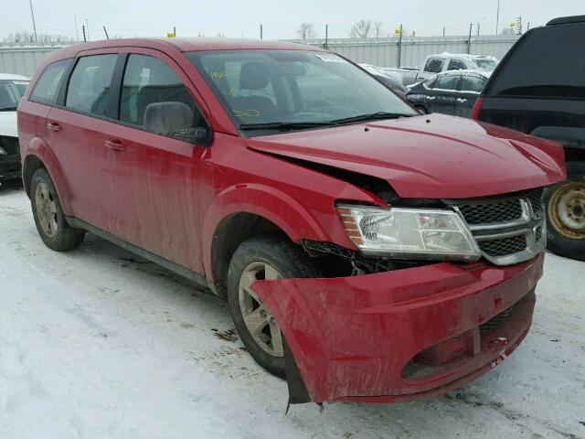 3C4PDCAB1FT730323 - 2015 DODGE JOURNEY SE RED photo 1