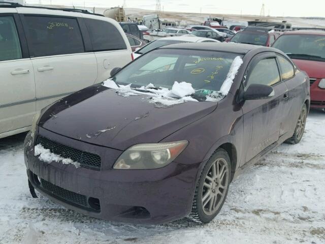 JTKDE177870167558 - 2007 TOYOTA SCION TC MAROON photo 2